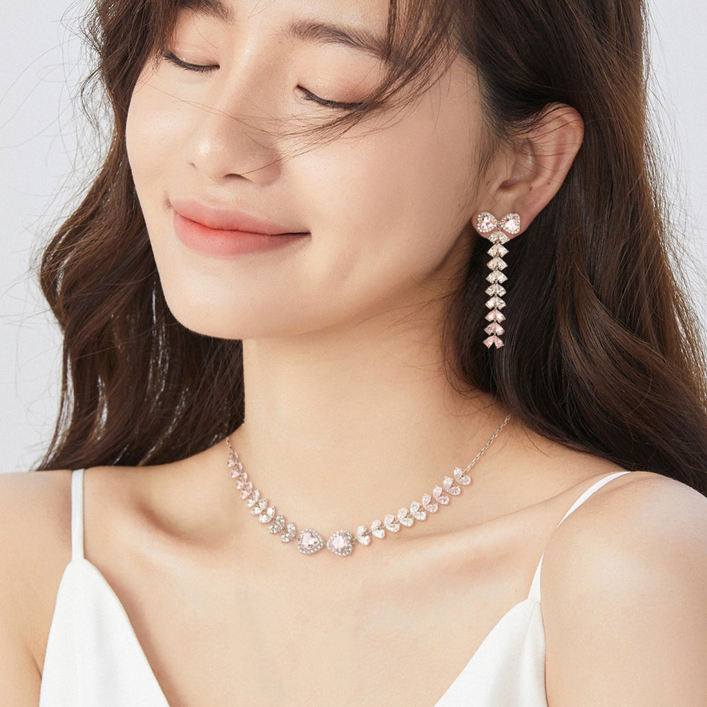 Fanci "Bling Sweetheart" Tennis Sterling Silver Necklace Show