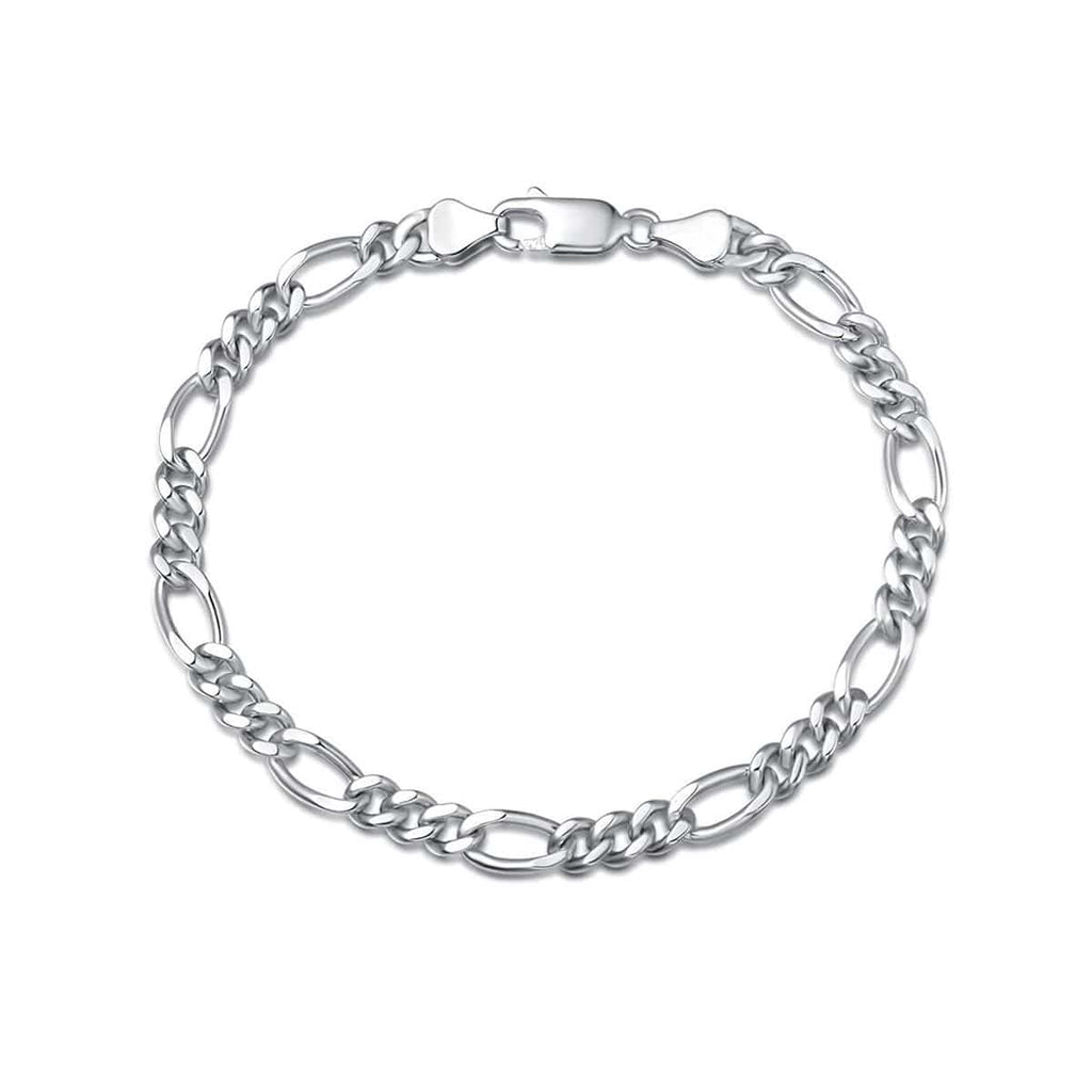 FANCIME Men's Figaro Sterling Silver Bracelet Main