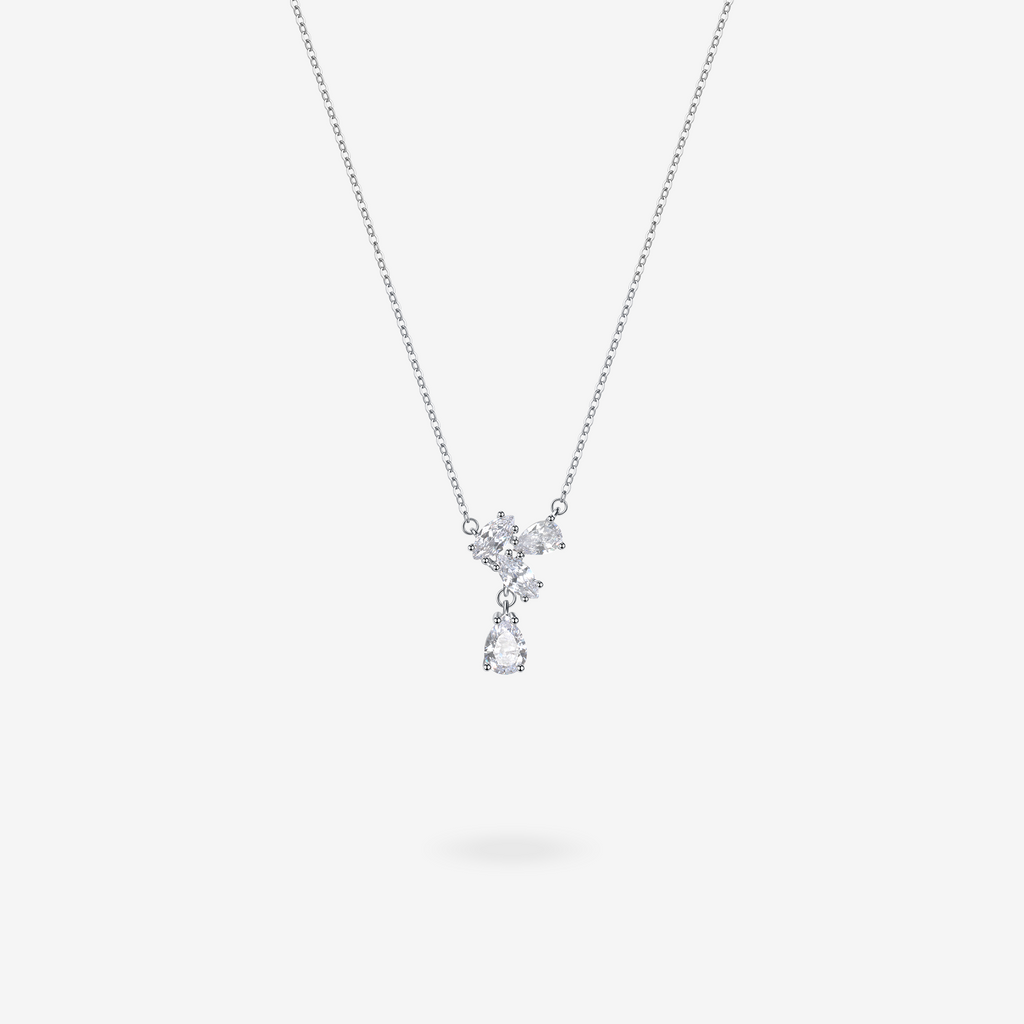 FANCIME ‘’Wisteria Flower Cluster” Flower Sterling Silver Necklace Main